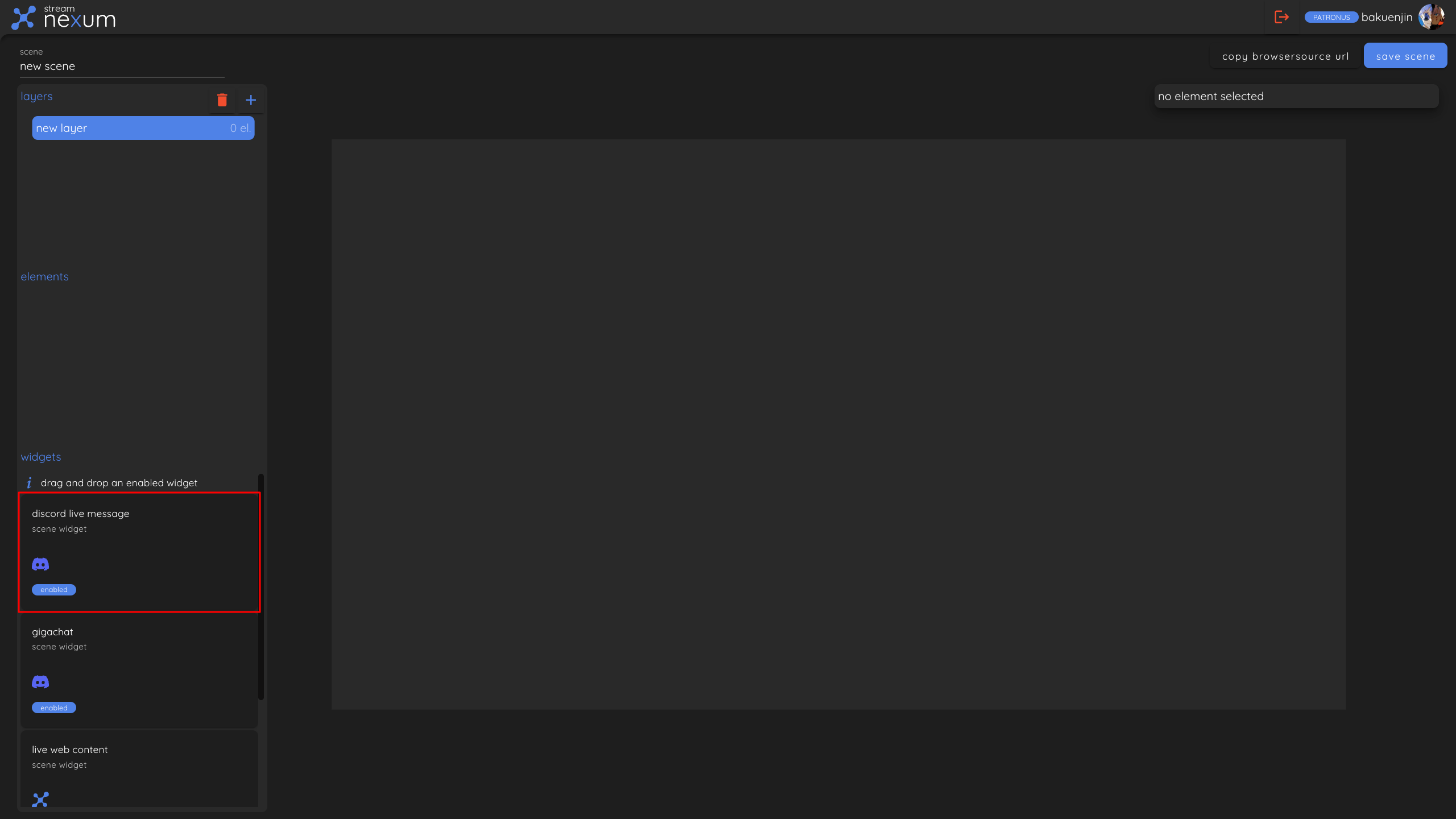 scene-editor-discord-live-message-widget guide